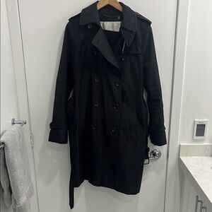 Coach Black Trench Coat